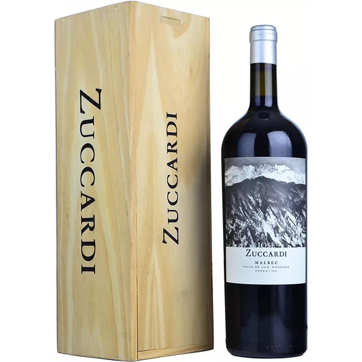 Jose Zuccardi Mendoza Malbec Magnum 2018 Wooden Gift Box 150cl