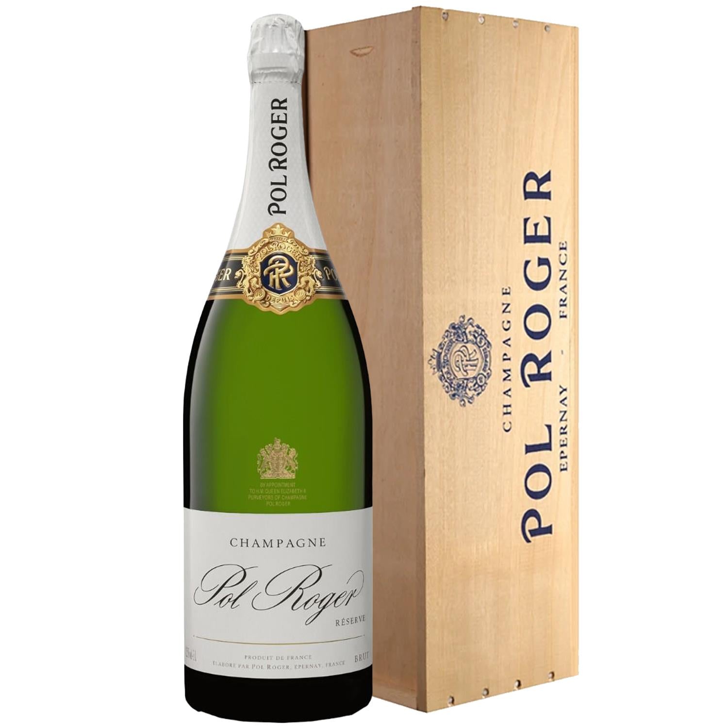 Pol Roger Brut Reserve NV Champagne Jeroboam 300cl