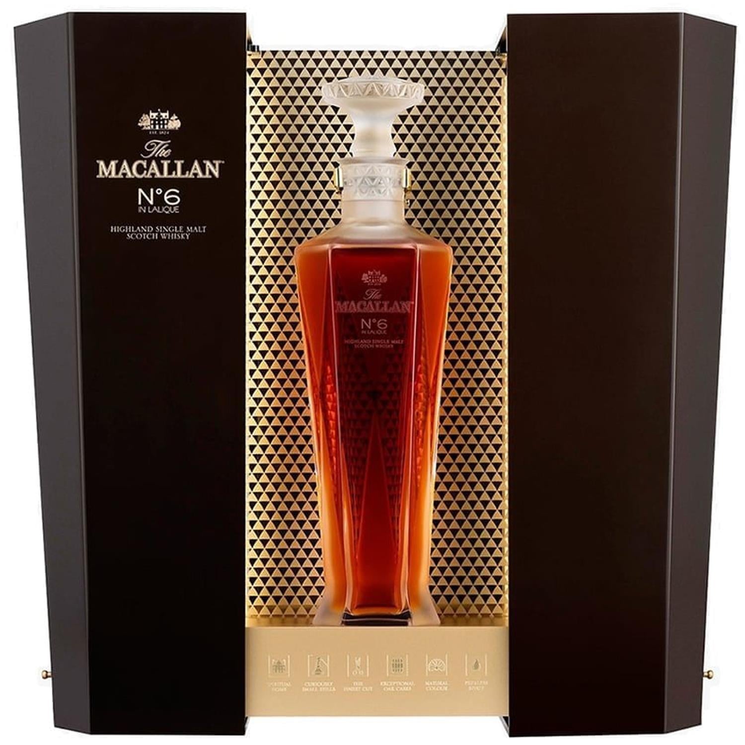 Macallan No 6 Decanter Single Malt Whisky 70cl