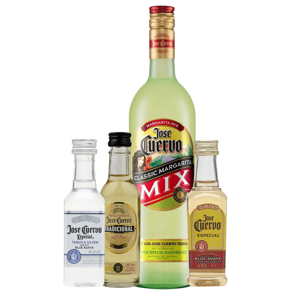 Jose Cuervo Tequila Miniature & Margarita Mix Duo