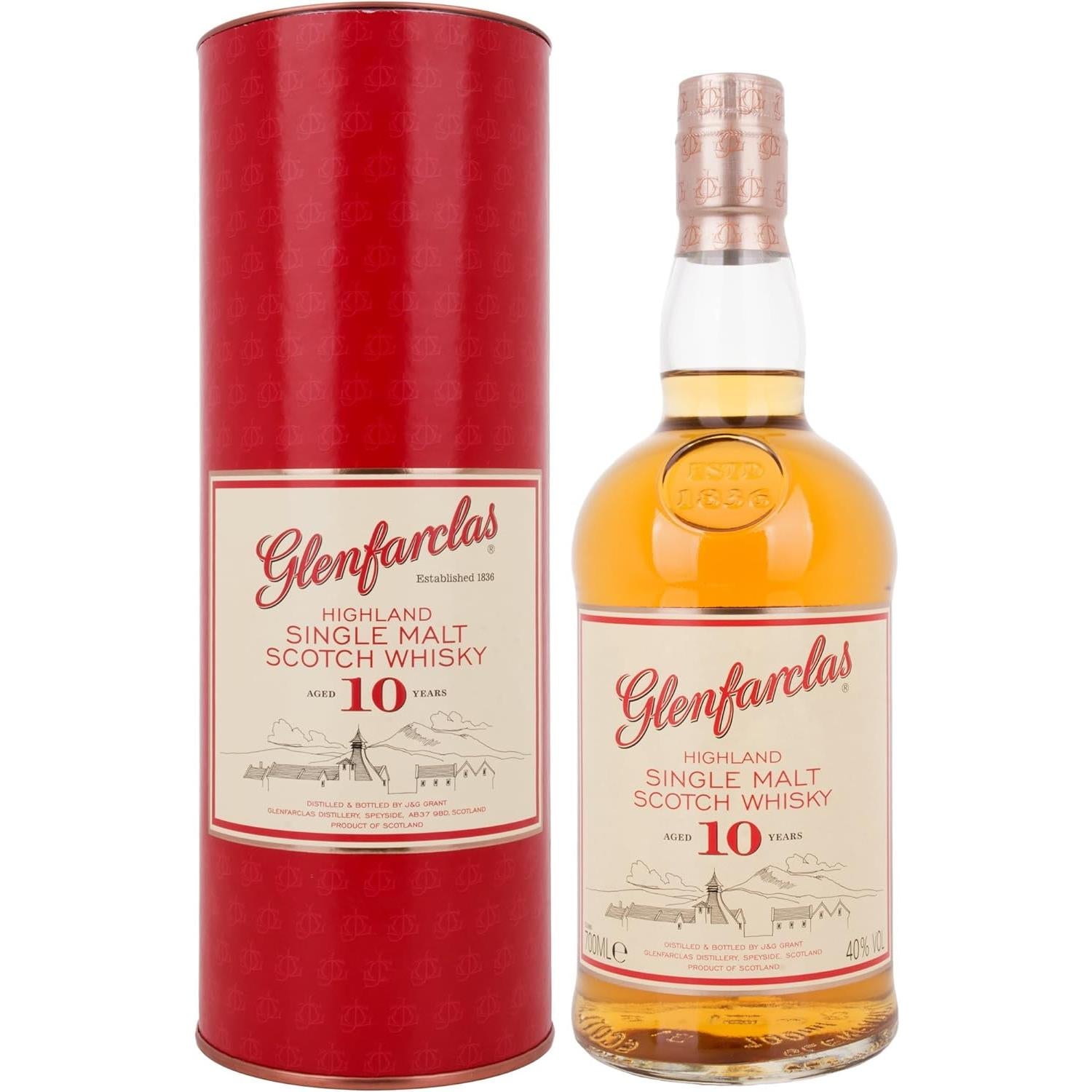 Glenfarclas 10 Year Old Whisky 70cl