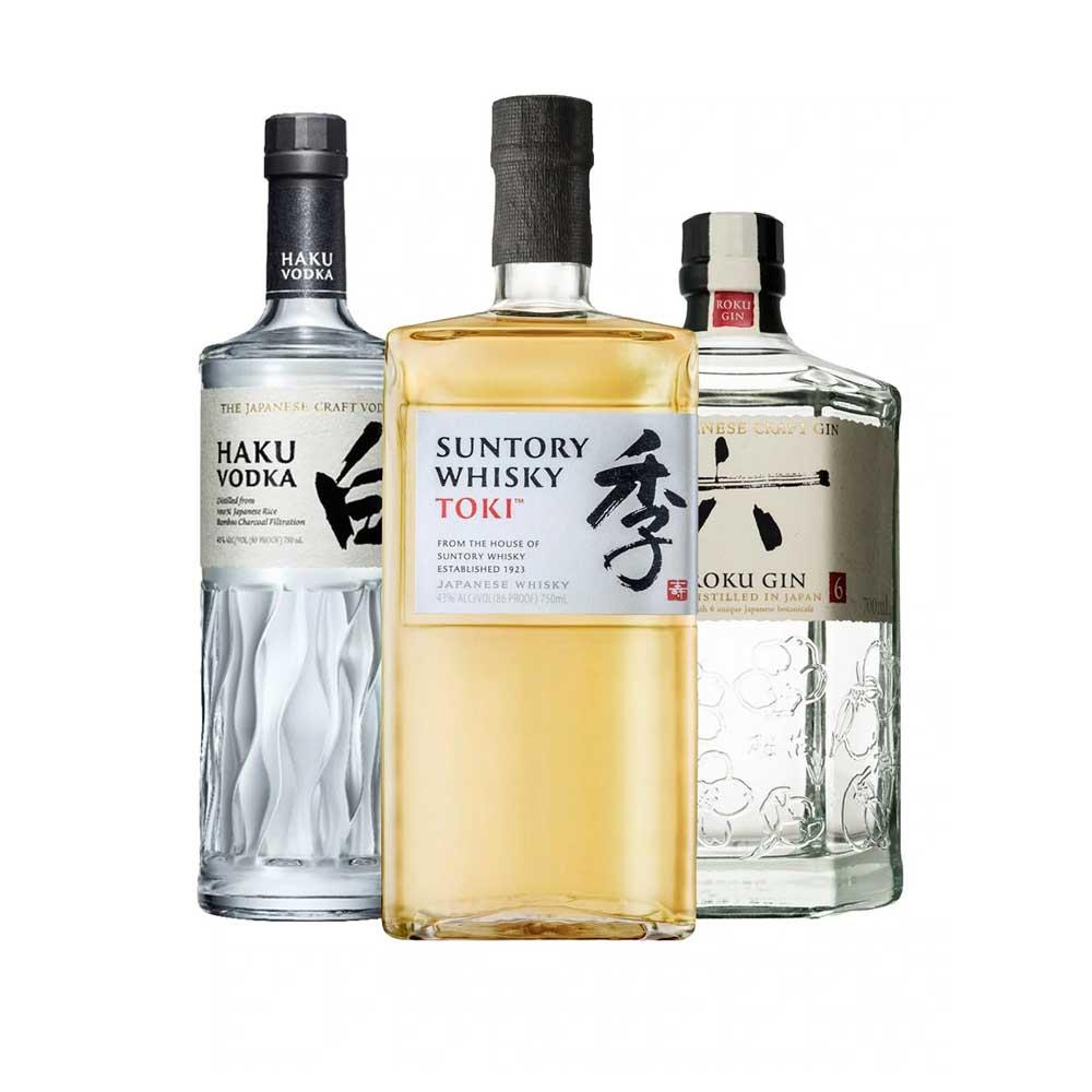 House Of Suntory Trio - Haku Vodka, Roku Gin & Toki Whisky 70cl