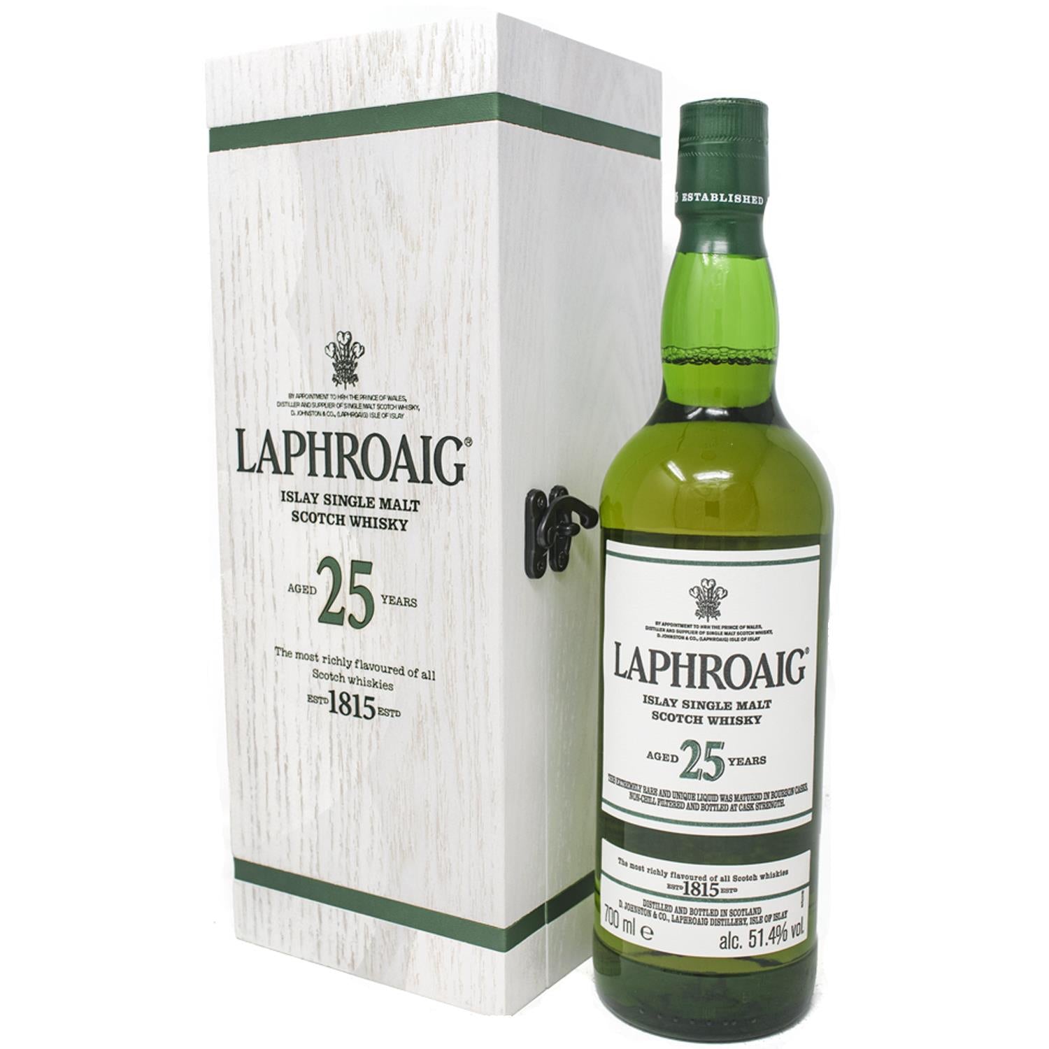 Laphroaig 25 Year Old Cask Strength Whisky 2019 70cl