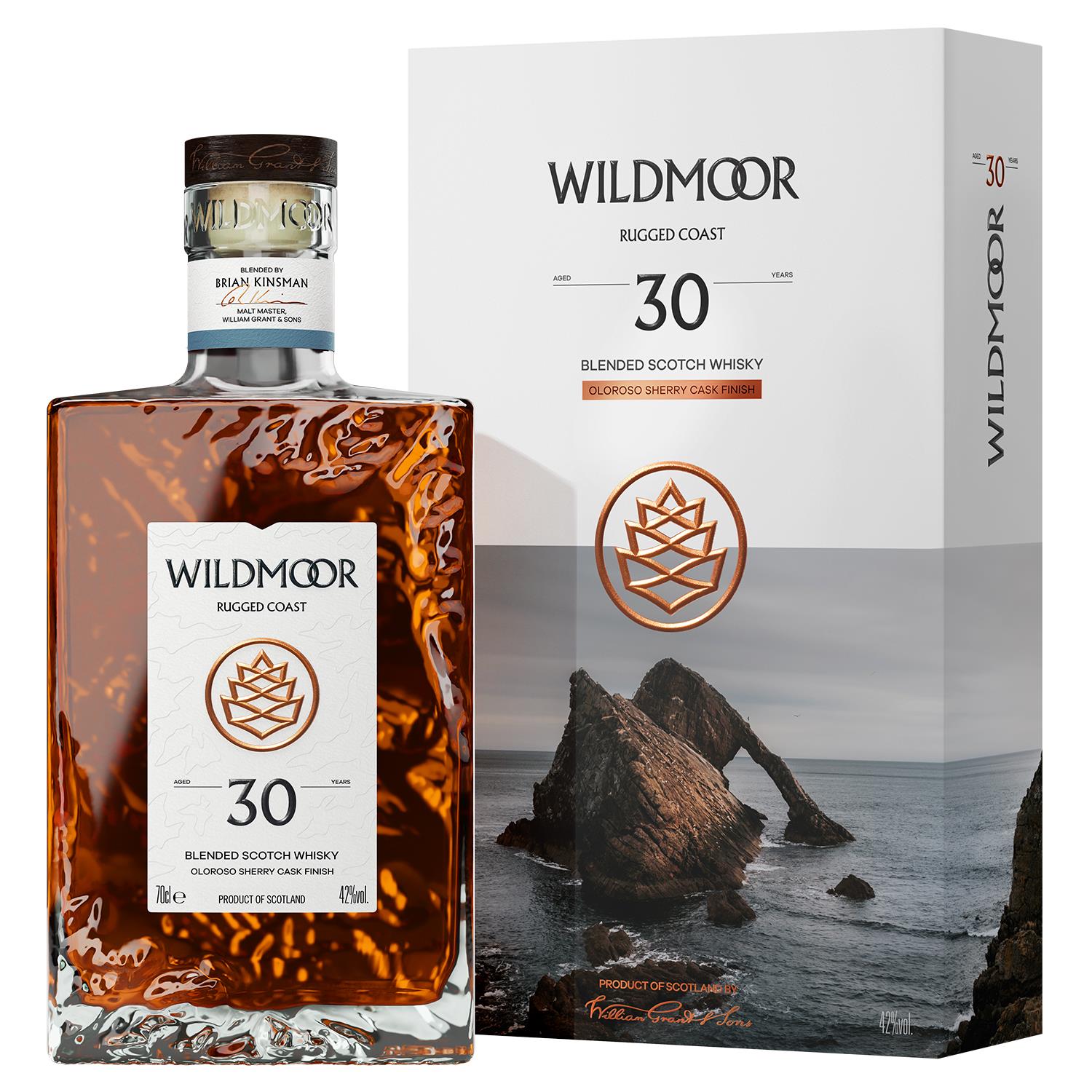 Wildmoor 30 Year Old Rugged Coast Whisky 70cl