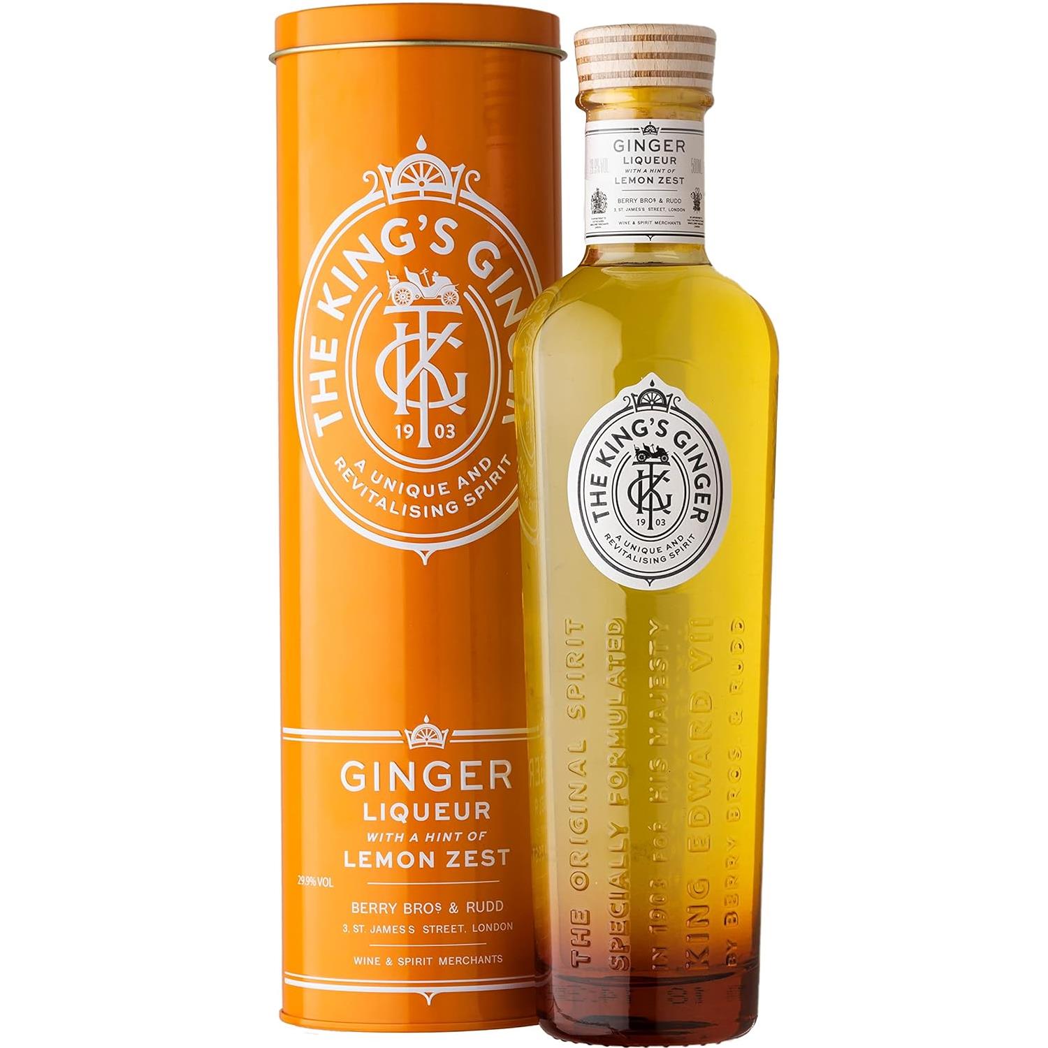 The King's Ginger Liqueur In Gift Tin 50cl