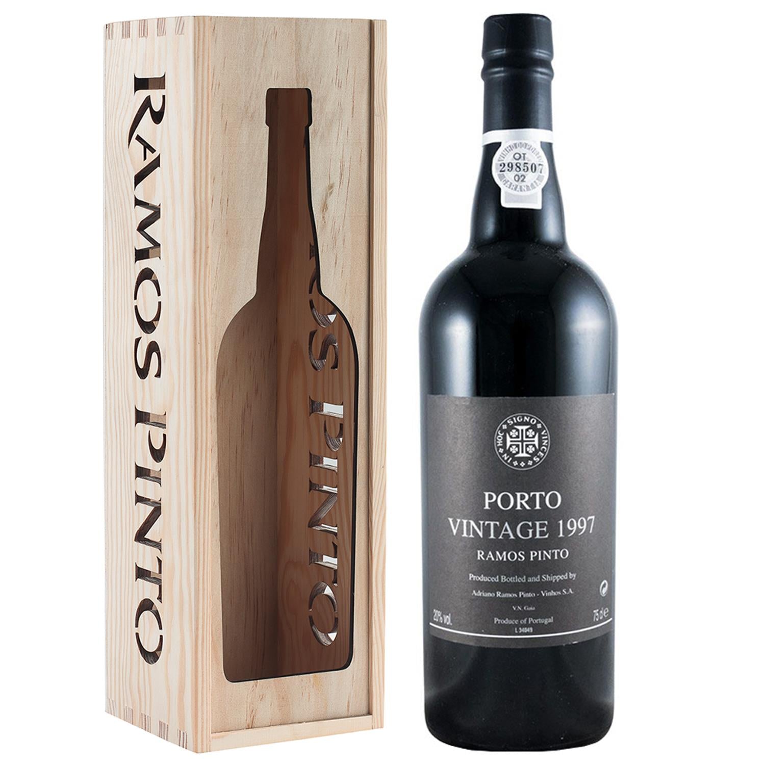Ramos Pinto Vintage Port 1997 In Wooden Gift Box 75cl