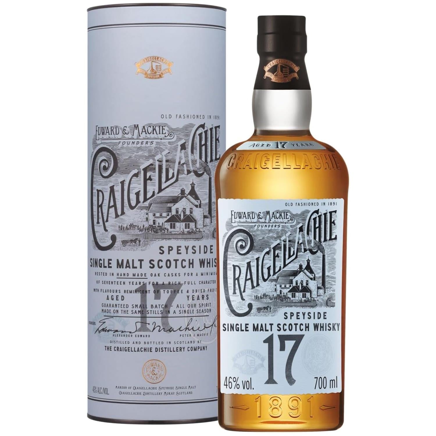 Craigellachie 17 Year Old Whisky 70cl