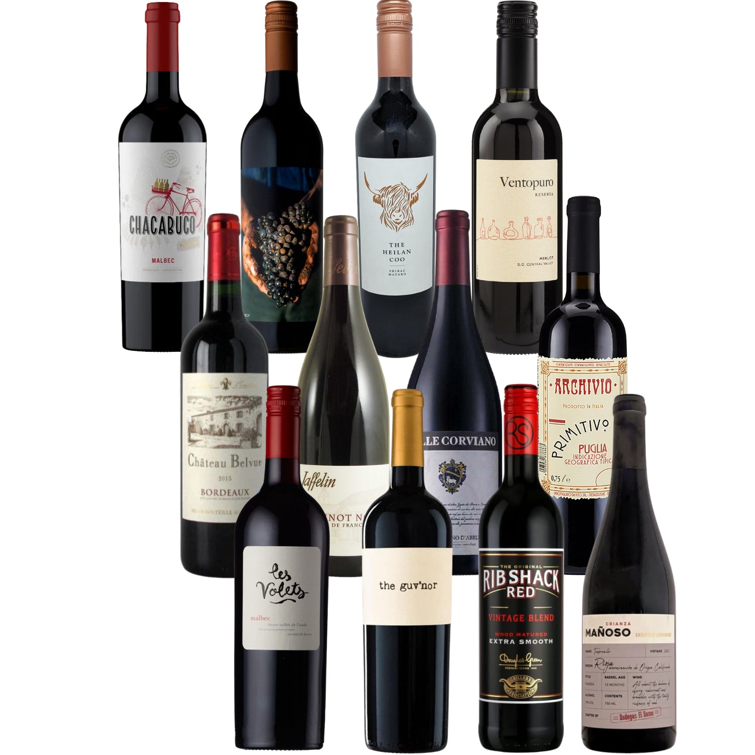 Introductory Mixed Red Wine Case Deal 12 x 75cl