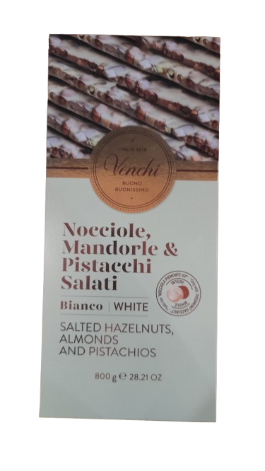 Venchi maxi tavoletta bianco salato 800g