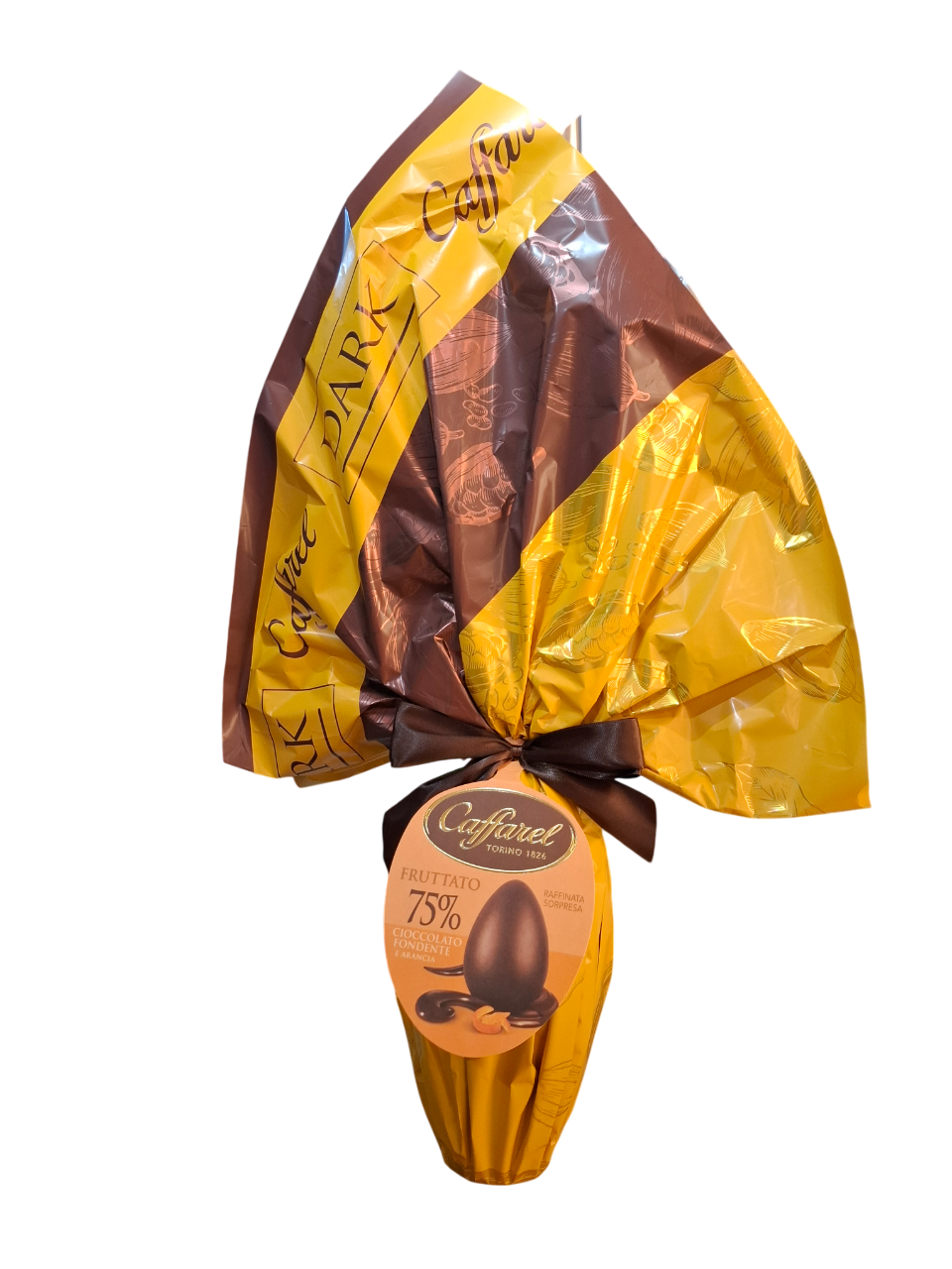 Uovo di cioccolato fondente e arancia 230g. Caffarel