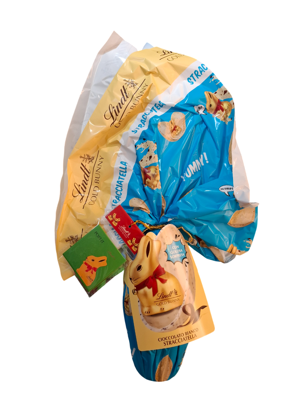Uovo di cioccolato bianco Stracciatella 260g. Lindt