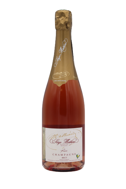 Champagne Serge Mathieu brut rosè 75cl proprietaire recoltant