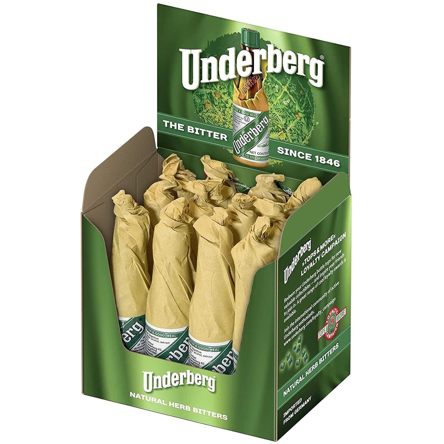 Underberg Digestive Bitter Miniatures Pack Of 12 x 2cl