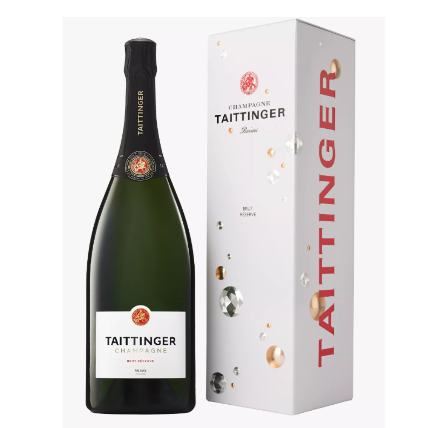 Taittinger Brut Reserve Champagne Magnum 150cl Gift Boxed