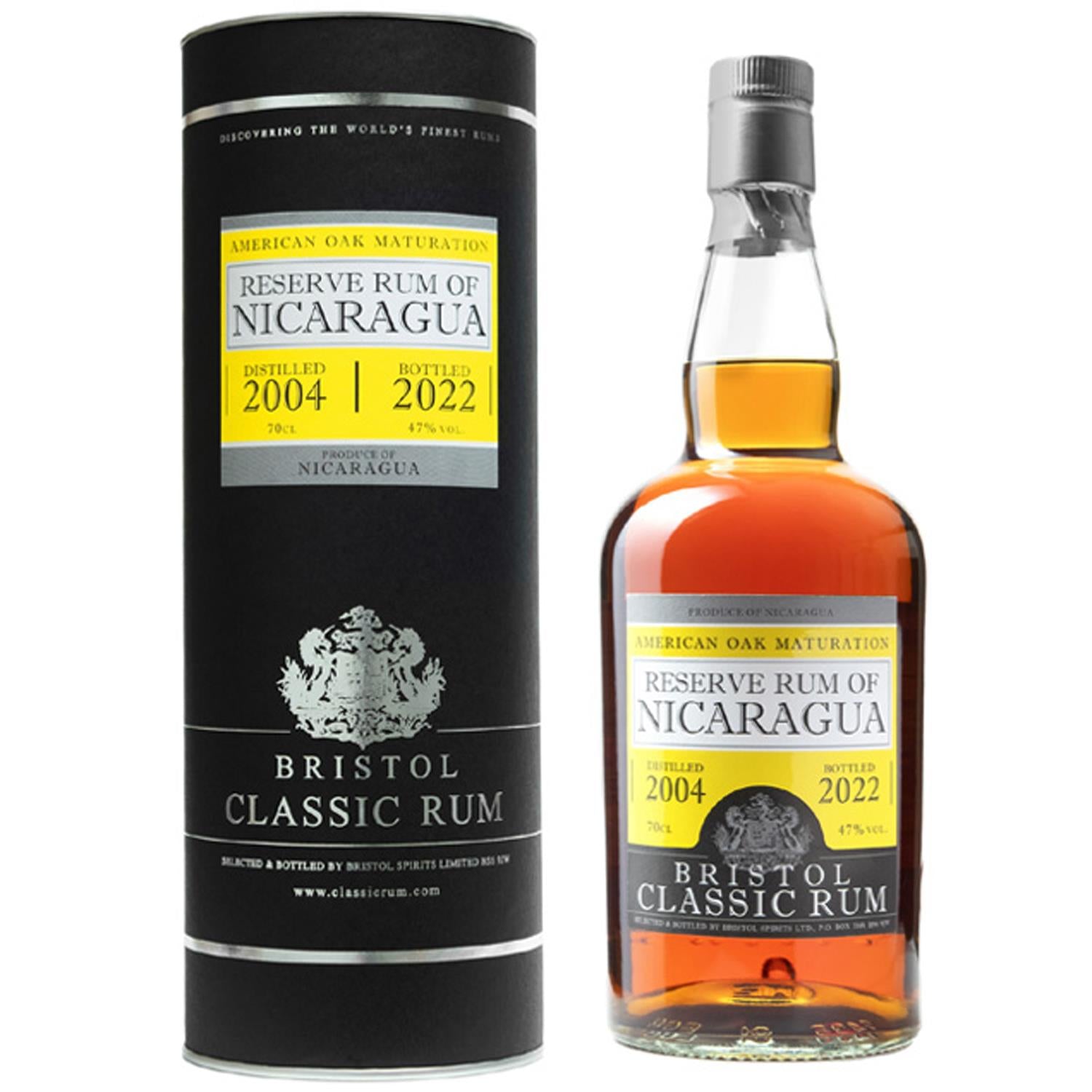 Bristol Classic Nicaragua Reserve Rum 2004 70cl