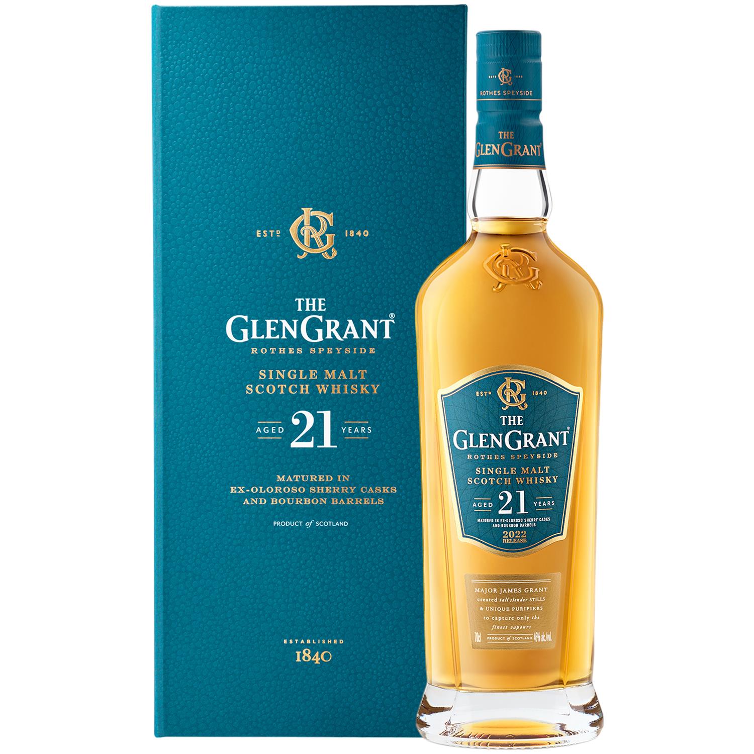 Glen Grant 21 Year Old Whisky 70cl
