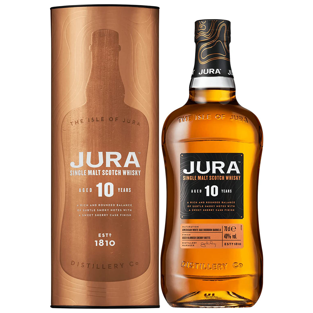 Jura 10 Year Old Whisky 70cl