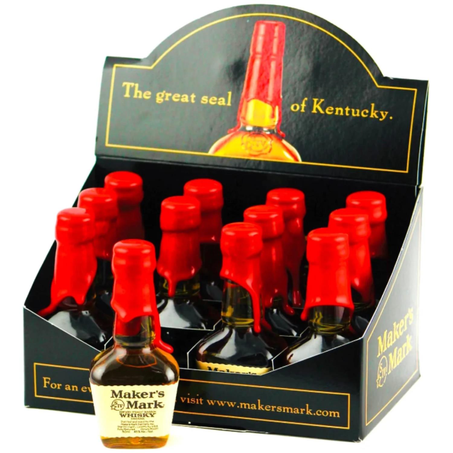 Maker's Mark Bourbon PET Miniature 12 x 5cl
