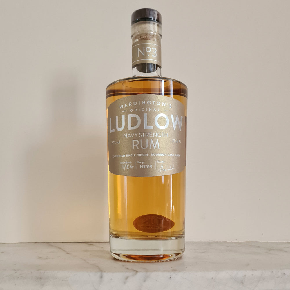 Wardingtons Original Ludlow No 3 Navy Strength Rum 70cl