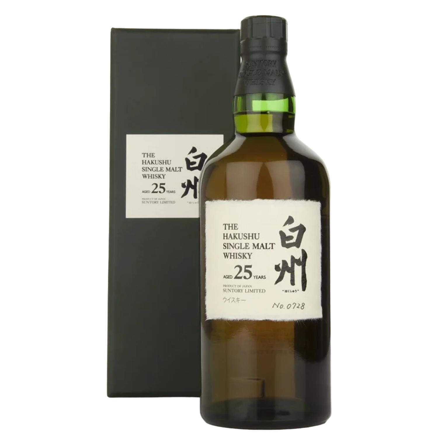 Suntory Hakushu 25 Year Old Whisky 70cl