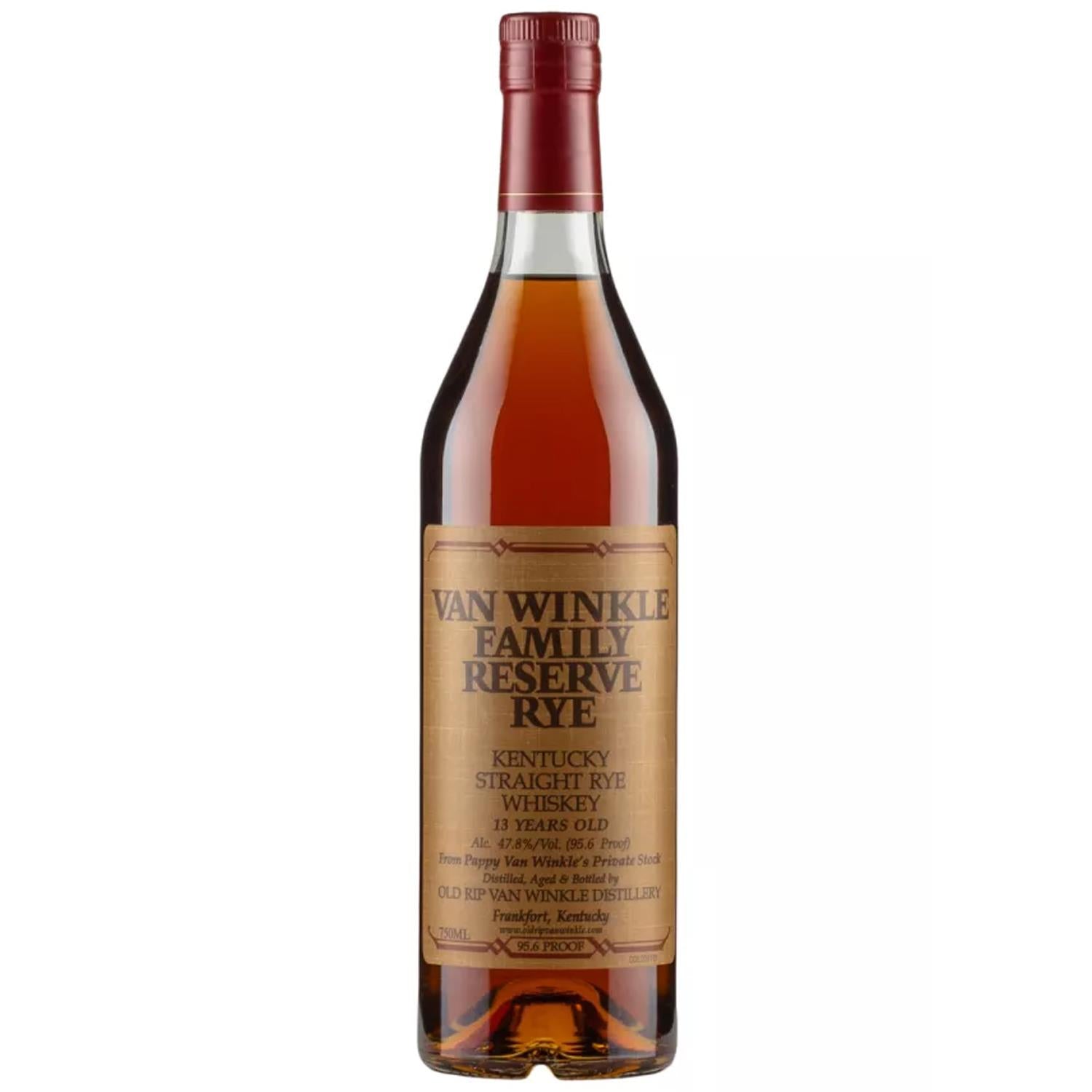 Van Winkle 13 Year Old Family Reserve Rye 75cl 47.8%