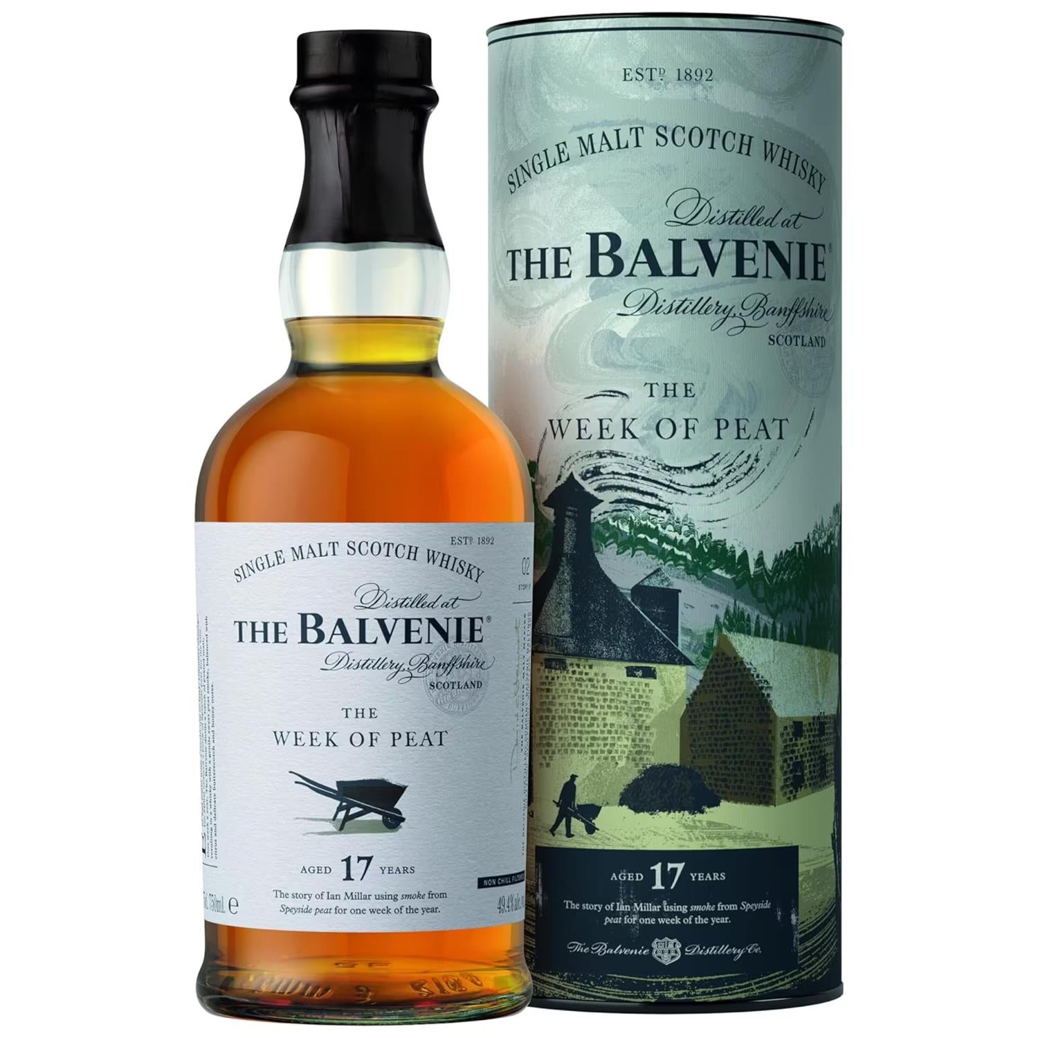 Balvenie Stories The Week Of Peat 17 Year Old Whisky 70cl