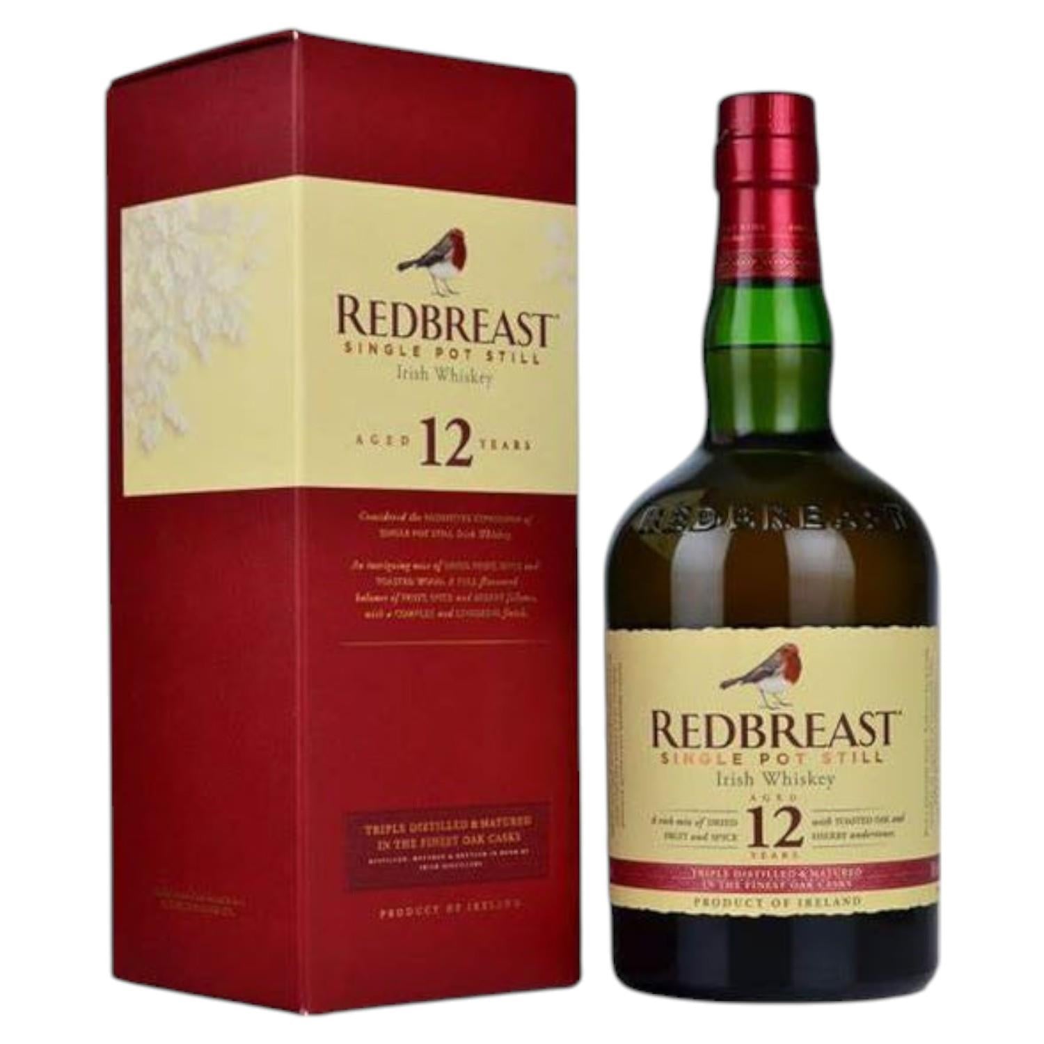 Redbreast 12 Year Old Irish Whiskey 70cl