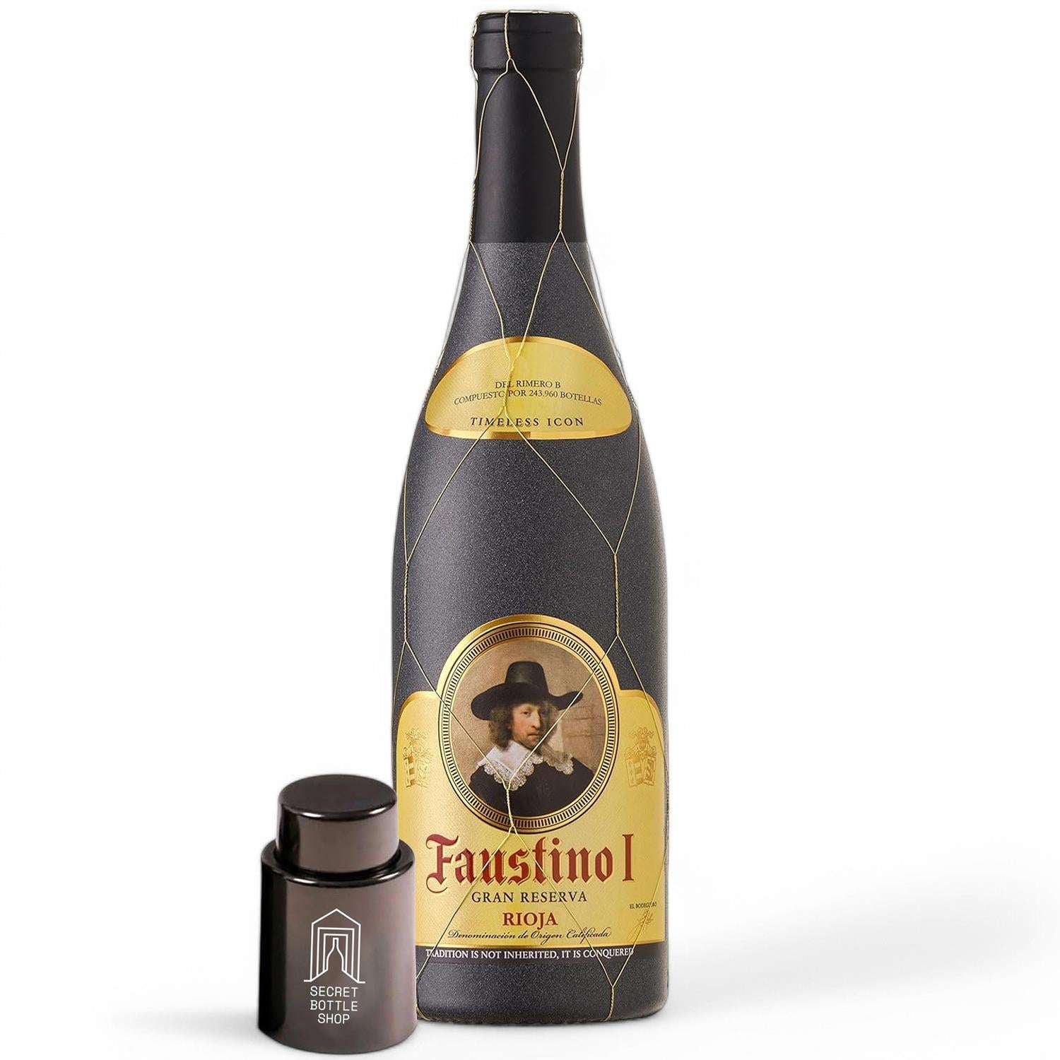 Faustino 1 Rioja & Wine Stopper 75cl