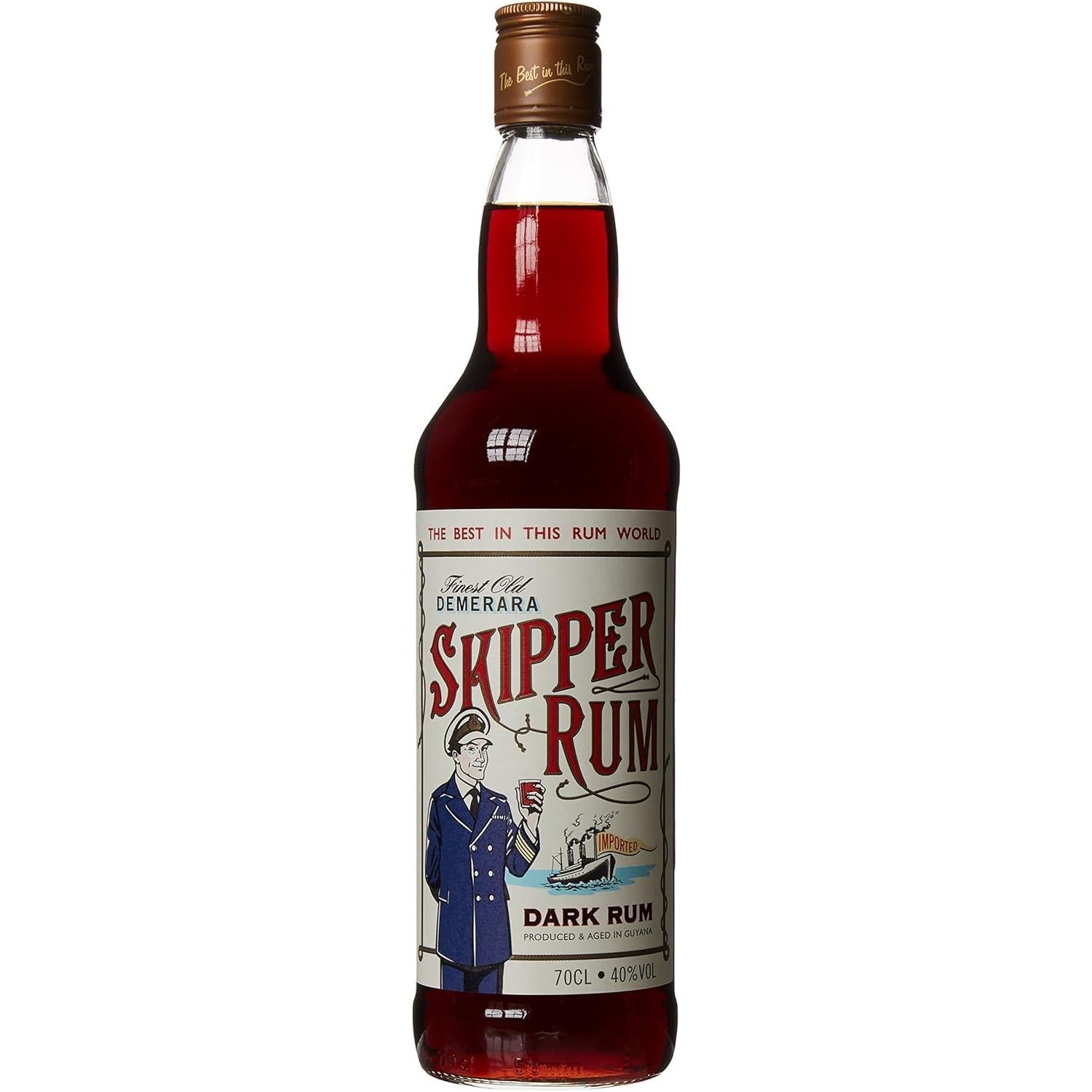 Skipper Demerara Dark Rum 70cl