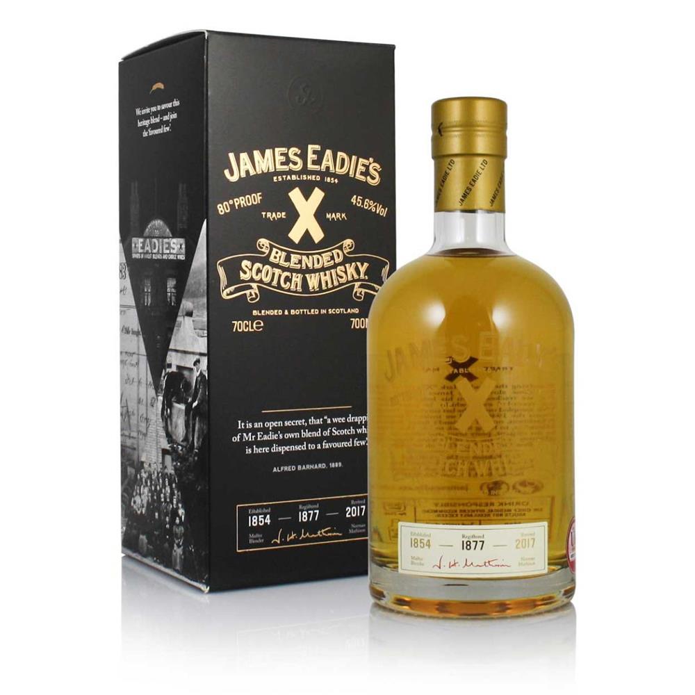 James Eadie Trade Mark "X" Blended Scotch Whisky 70cl