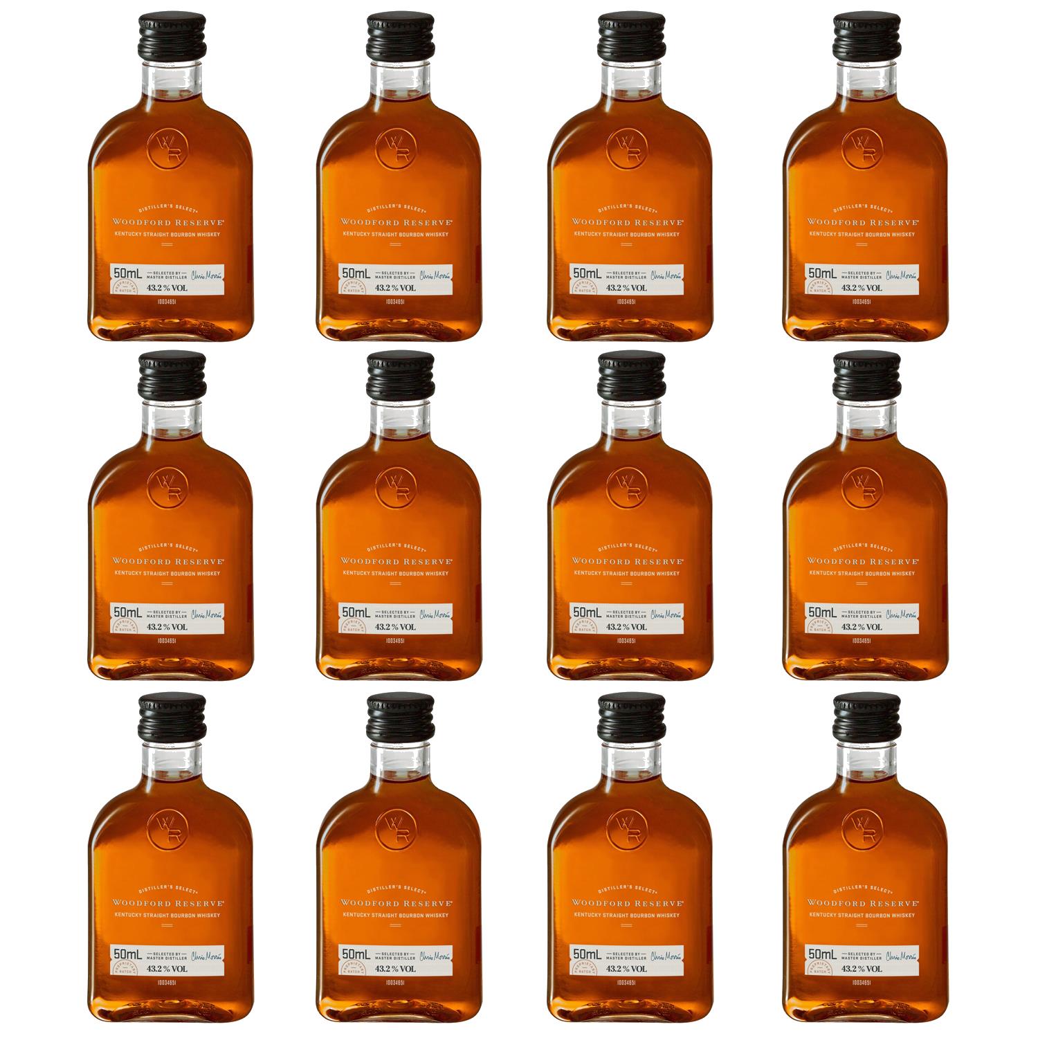Woodford Reserve Bourbon Miniature Case Of 12 x 5cl