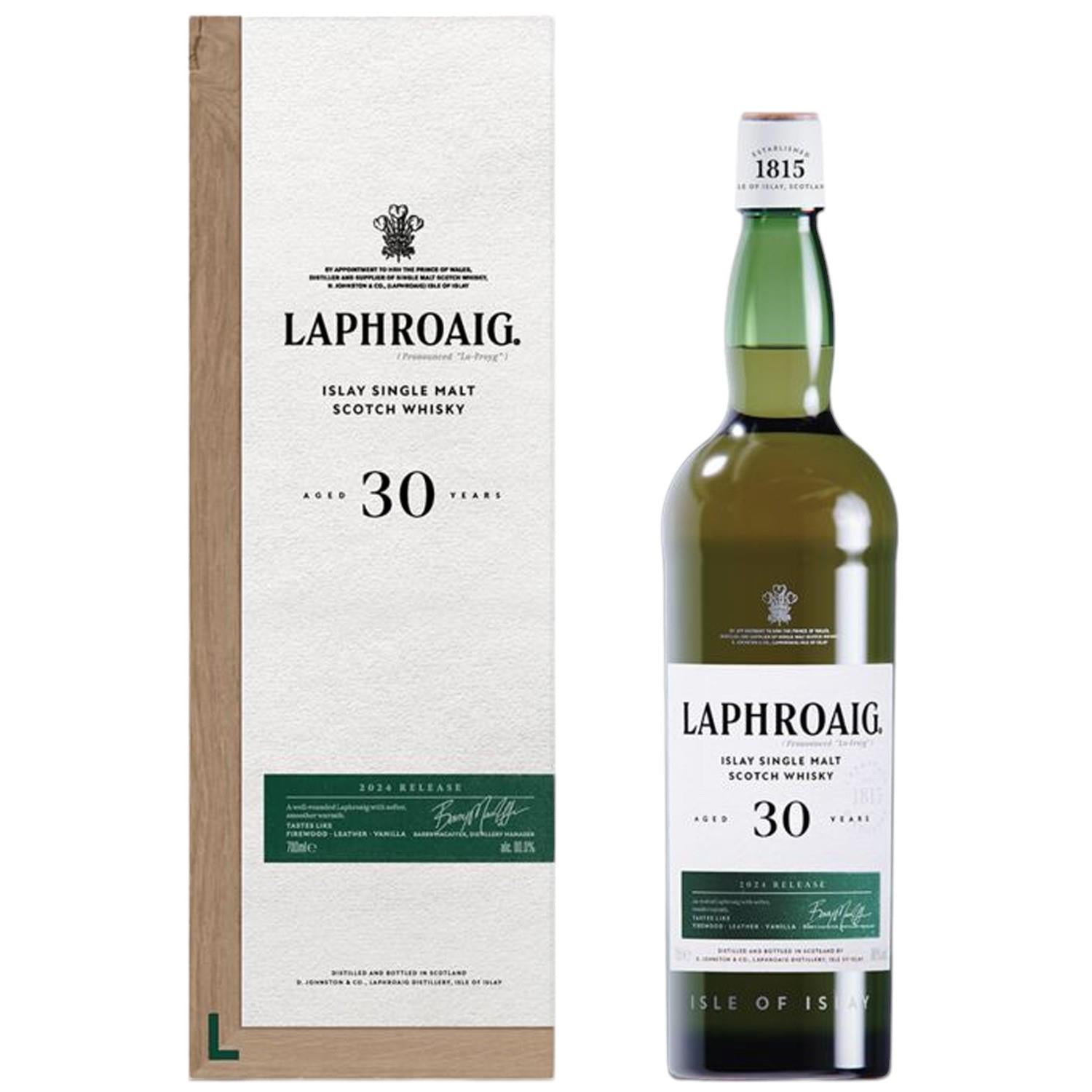Laphroaig 30 Year Old Whisky 70cl