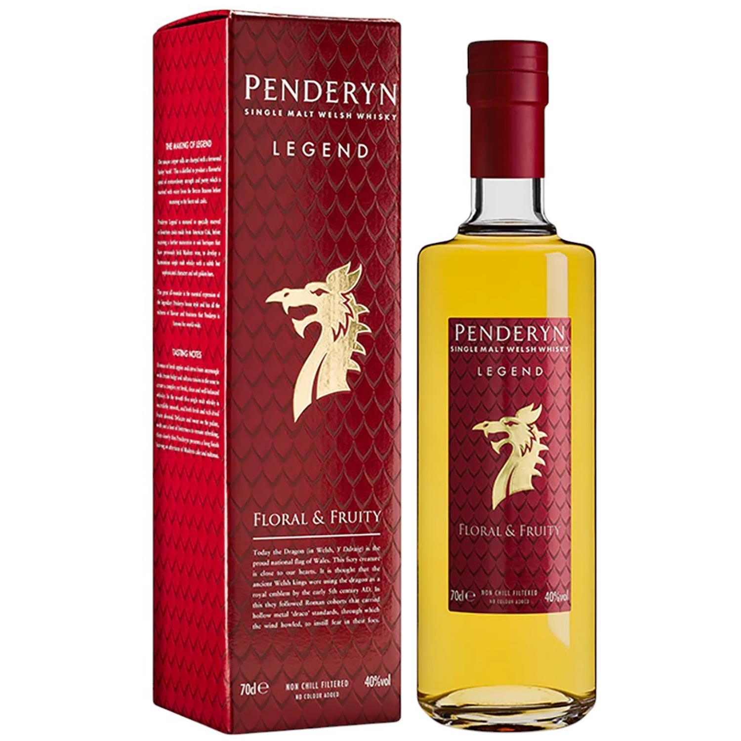 Penderyn Legend Single Malt Welsh Whisky 70cl