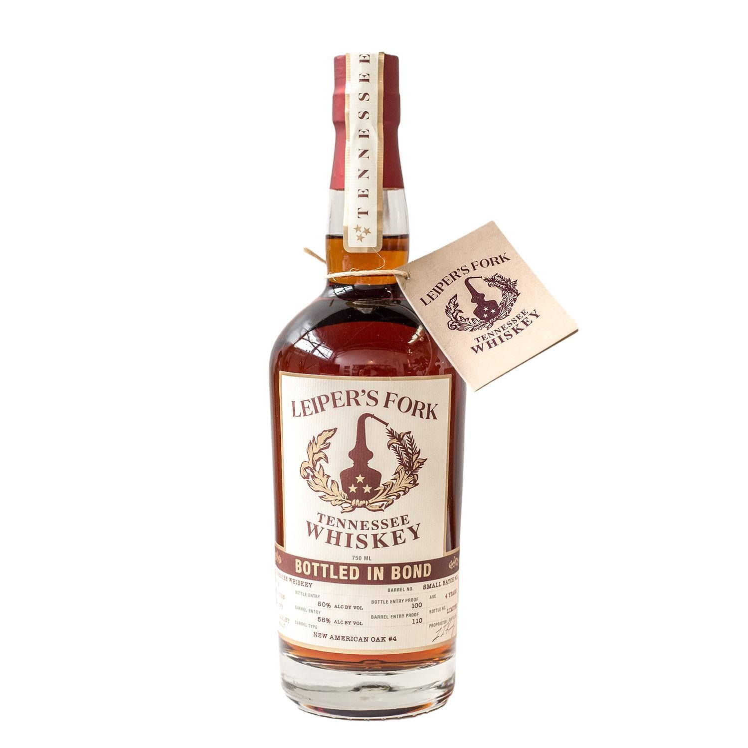 Leiper's Fork Bottled In Bond Tennessee Whiskey 70cl