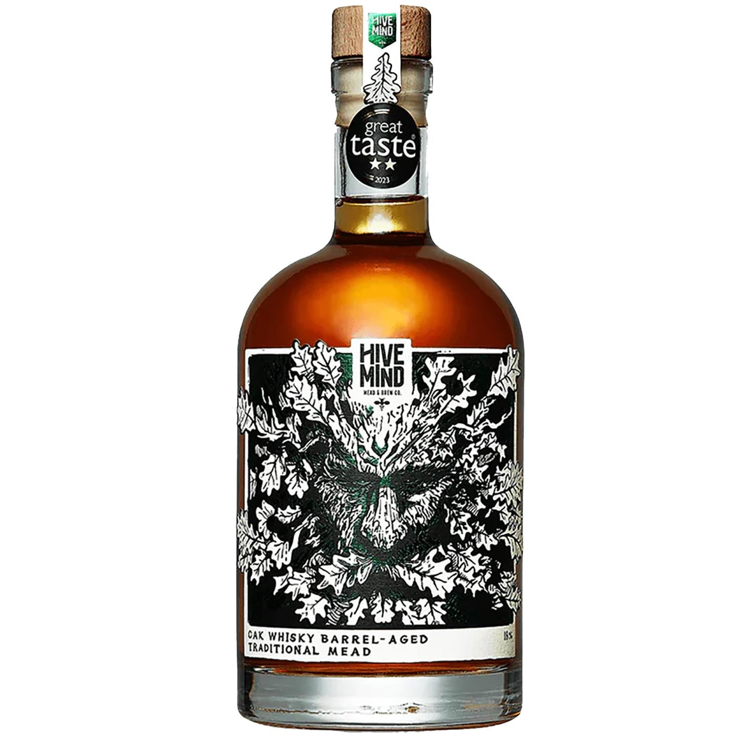 Hive Mind Oak Whiskey Barrel Aged Traditional Mead 50cl