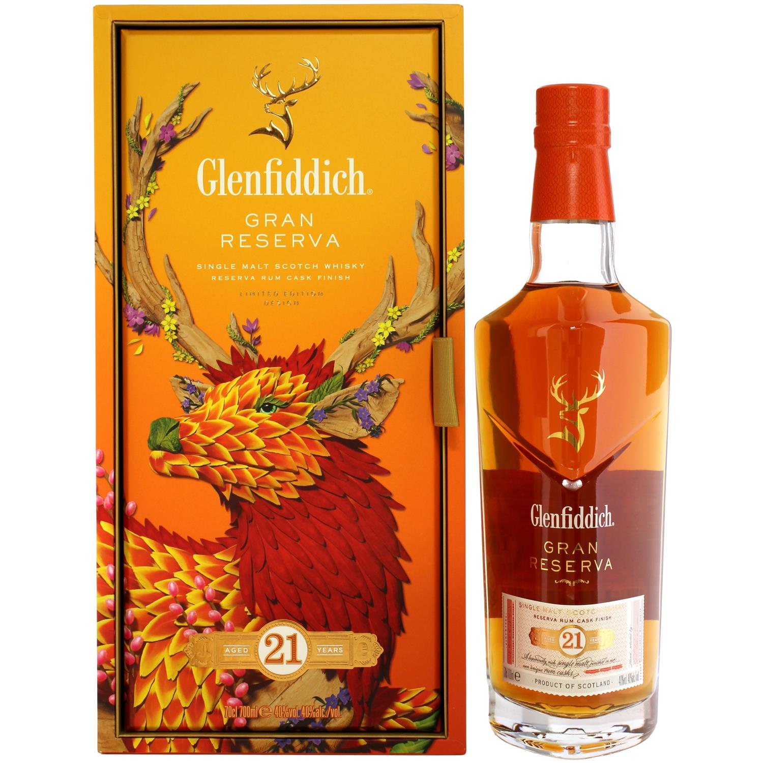 Glenfiddich 21 Year Old Gran Reserva  Whisky 2024 Chinese New Year 70cl