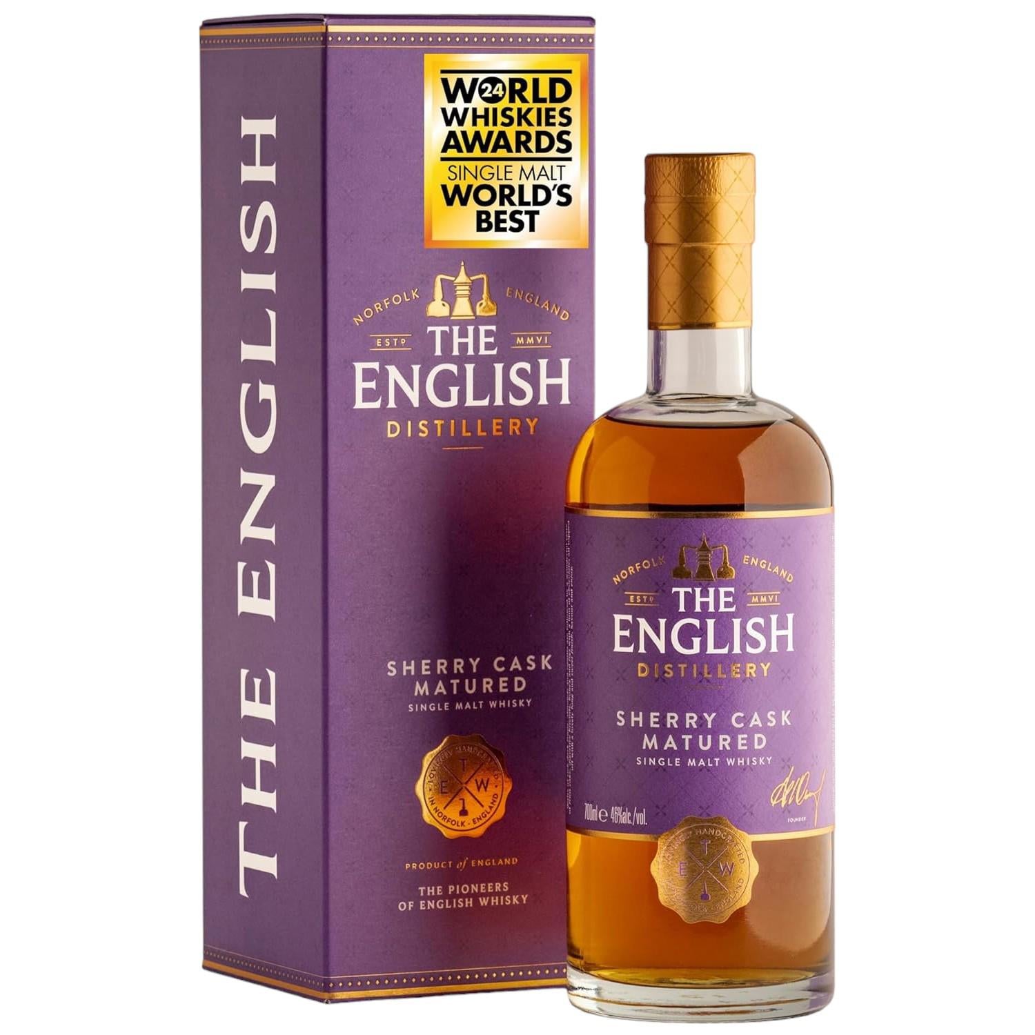 The English Sherry Cask Matured Whisky 70cl