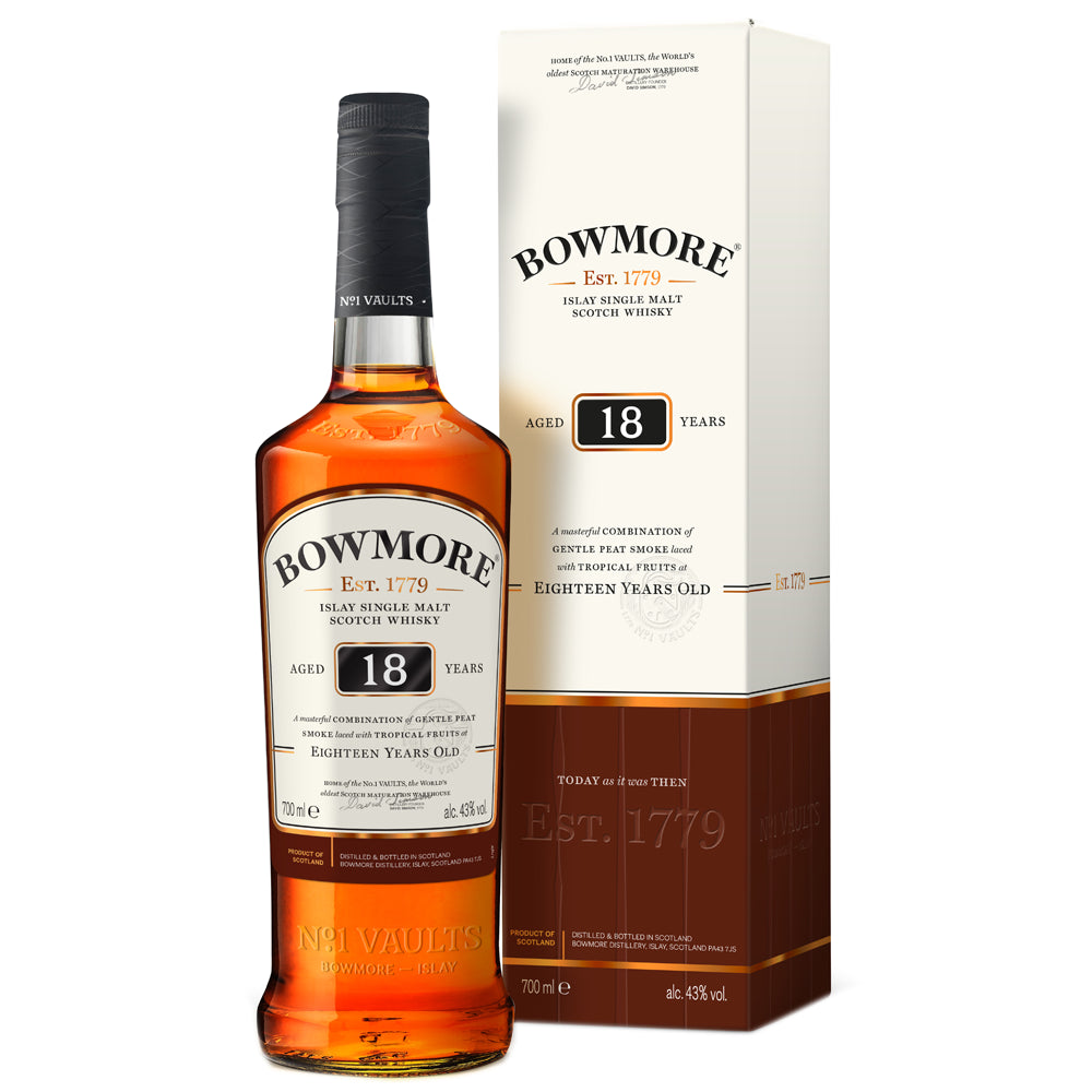 Bowmore 18 Year Old Whisky 70cl 43% ABV
