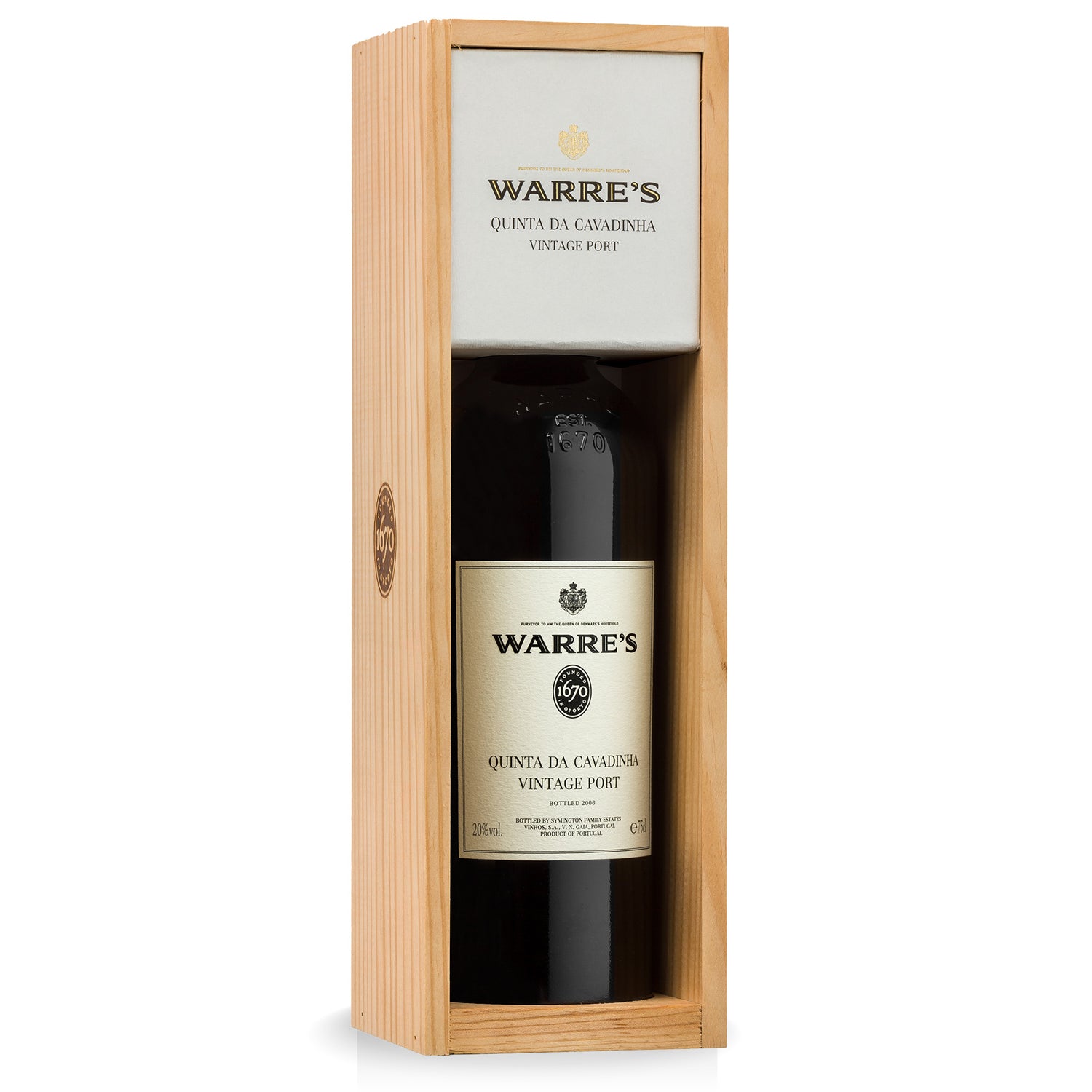 Warre's Quinta Da Cavadinha Vintage Port 2006 In Wooden Gift Box 75cl