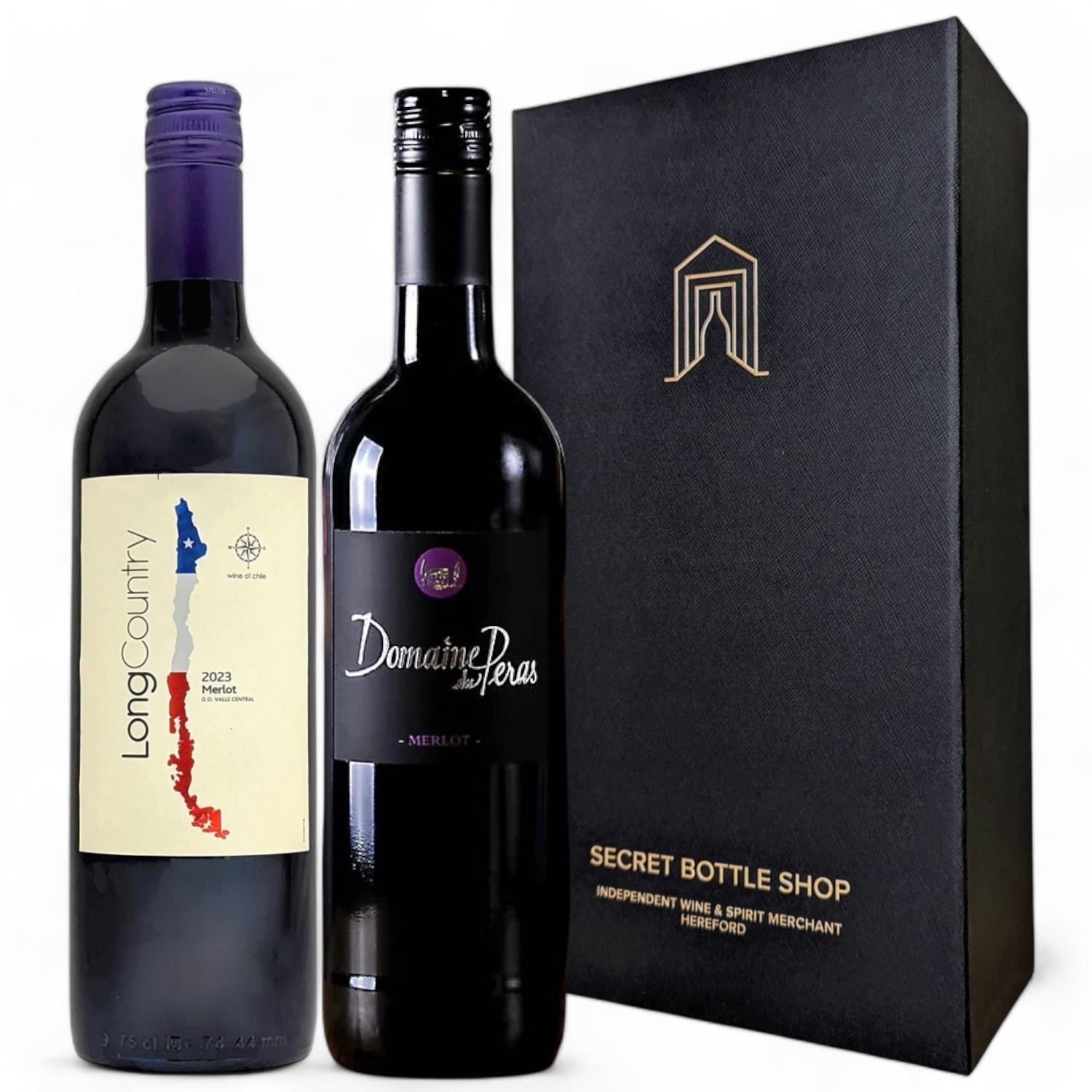 Merlot Discovery Duo Gift Set 75cl