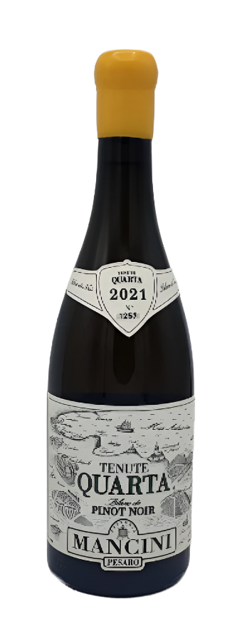 Blanc de Pinot Noir, Quarta, 2021, By Mancini in Le Marche