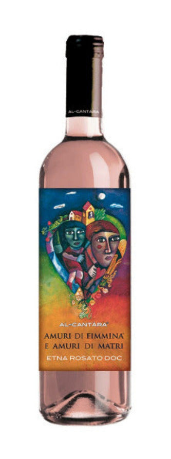 Etna Rose'  2023,: Amuri di fimmina e Amuri di matri, By Al Cantara, Sicily, Italy