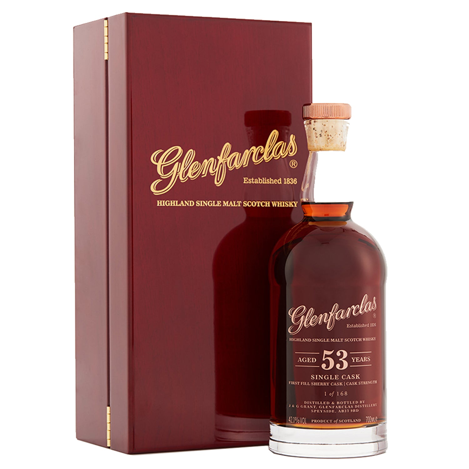 Glenfarclas 53 Year Old Whisky In Decanter 70cl