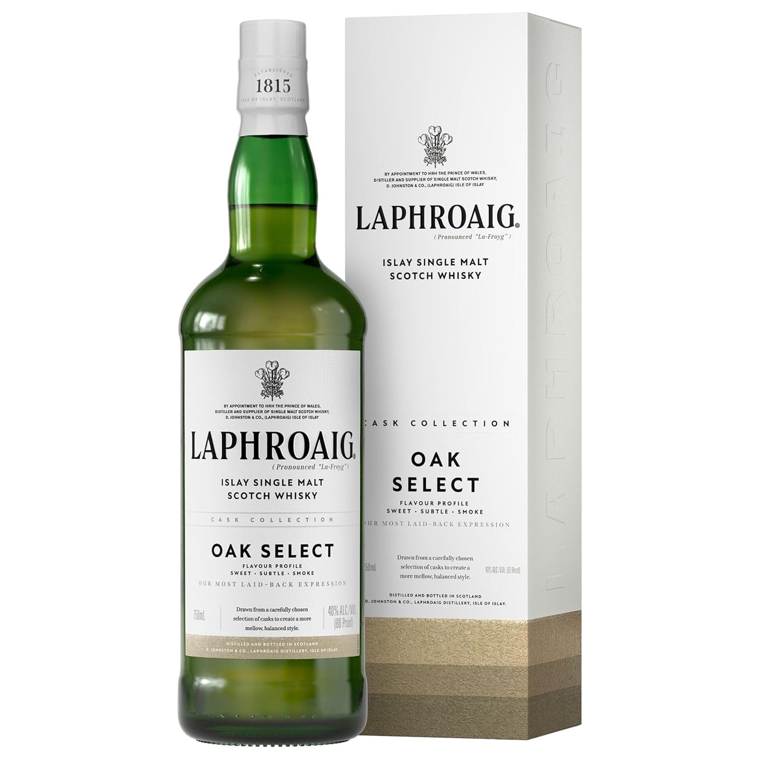 Laphroaig Oak Select Whisky 70cl