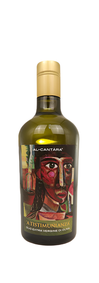 Olive Oil Extra Virgin By Al Cantara on Mt Etna in Sicily, 500 ML, 2022, Sicily, Italy