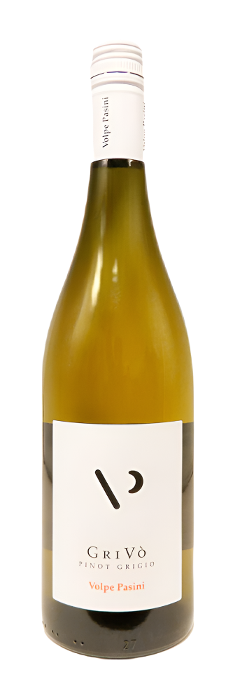 Pinot Grigio 2023, Grivo, DOC Friuli  by Volpe Pasini, Due Bicchieri by Gambero Rosso