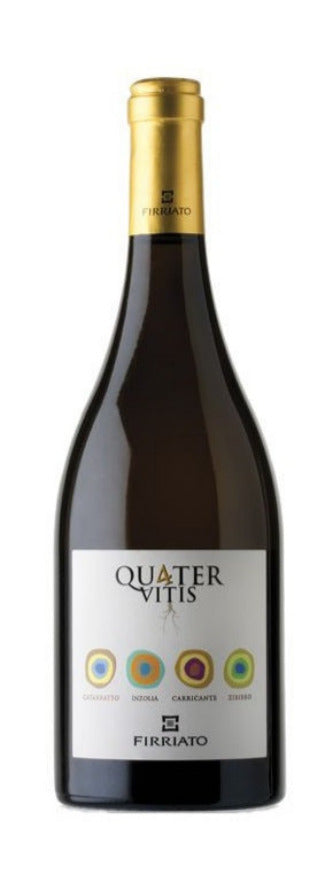 Quater Vitis Bianco, 2020, Igt Terre Siciliane By Firriato, Due Bicchieri