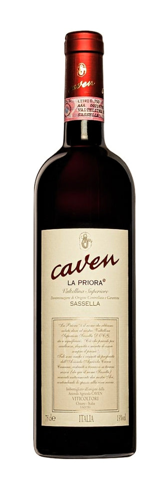 Valtellna Superiore Riserva Sassella DOCG 2016 by Caven in La Priora