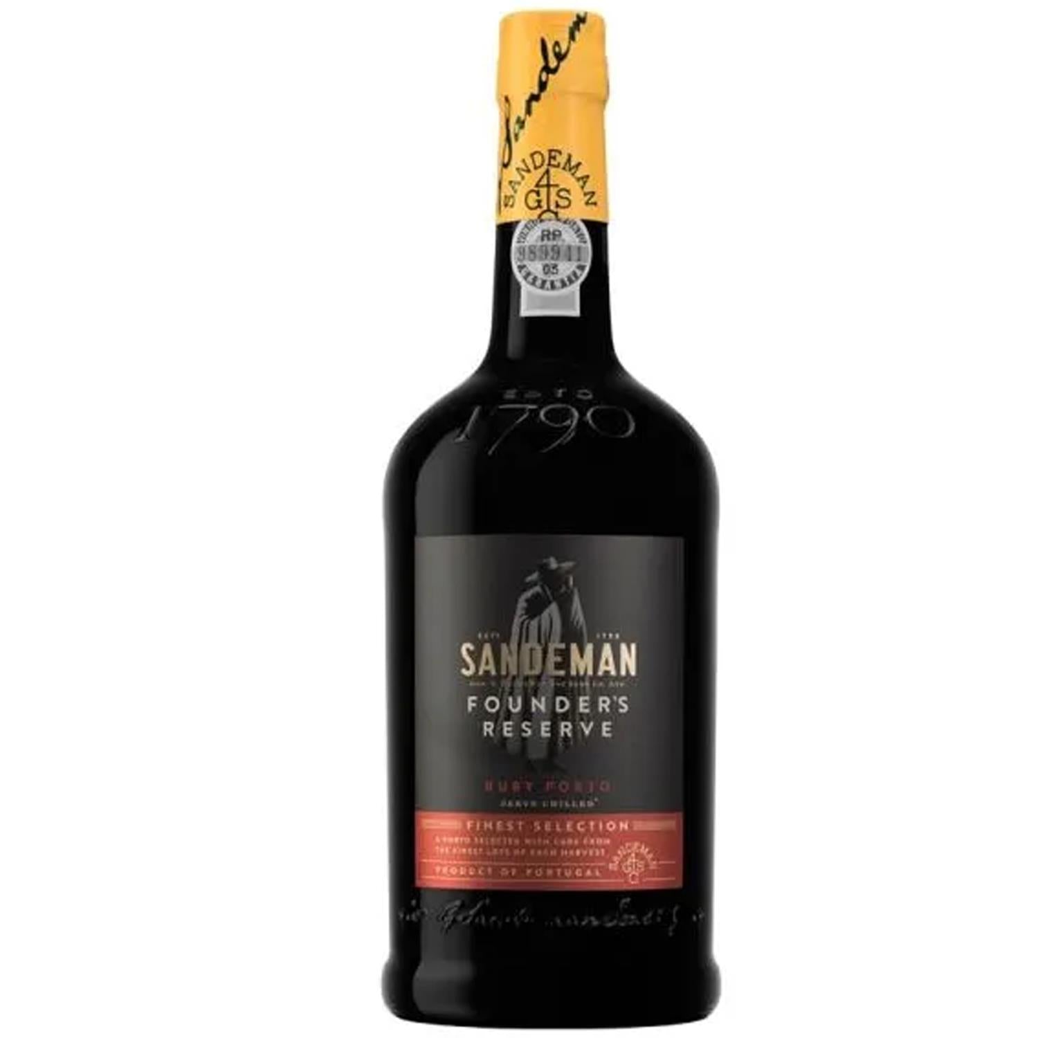 Sandeman Founders Reserve Ruby Port - Damaged Label 75cl