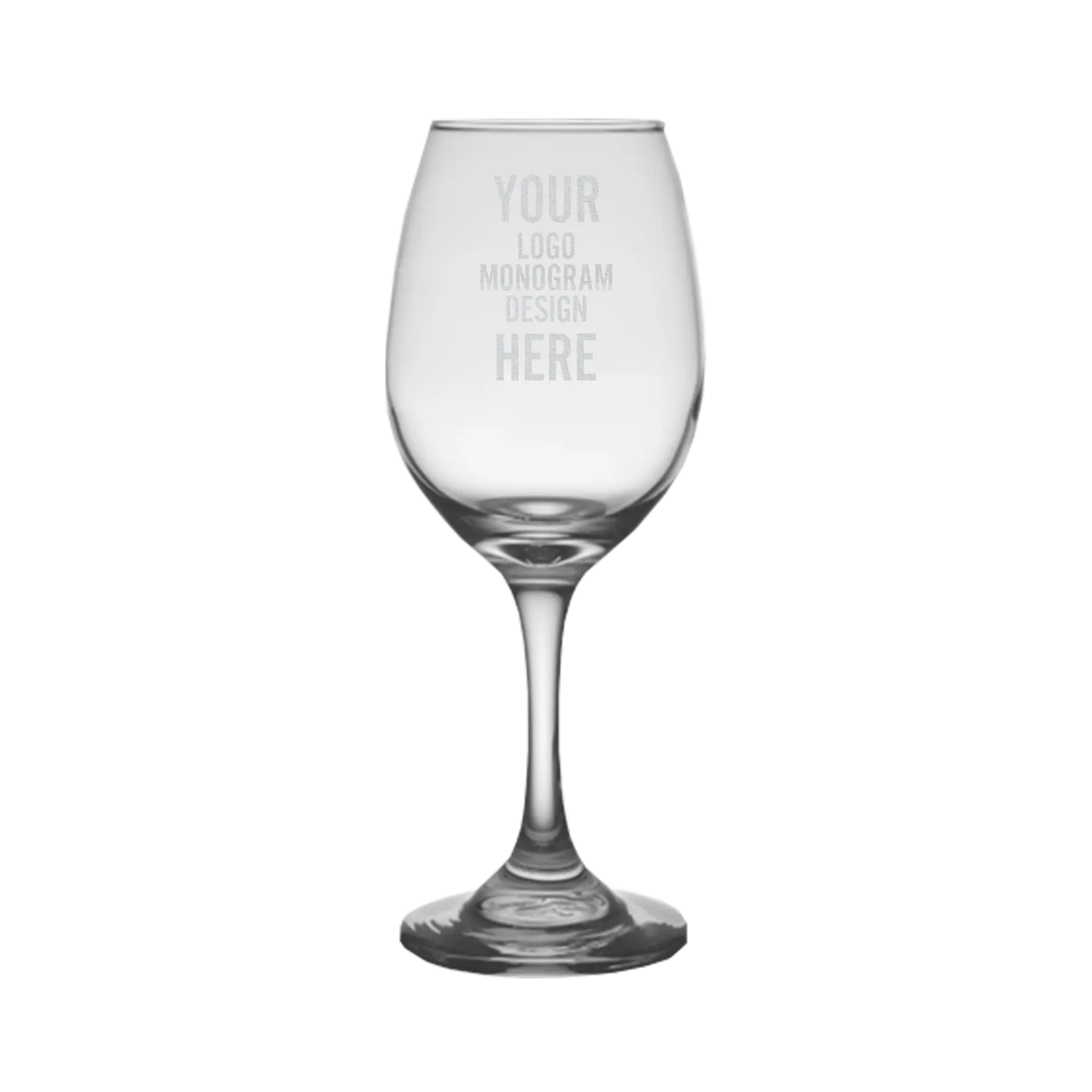 Etched All-Purpose Wine Glass 11 oz